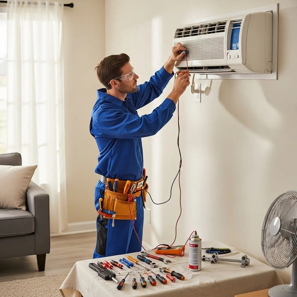 Kırkağaç Ariston Ariston klima gaz dolumu ve bakım – Enerji verimliliği artırıldı. - Teknik servis örneği